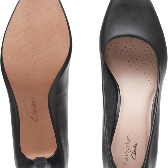 Women's Leather Pump Size 8 Classic Pointed Toe Dress Shoe for Work and Casual - Picture 7 of 8